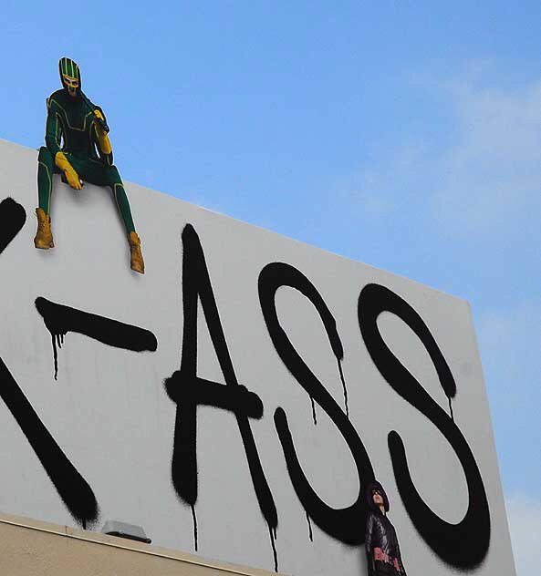 "Kick Ass" billboard, Melrose Avenue