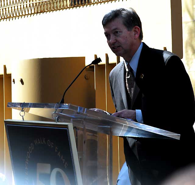 Dennis Hopper receives his star in the Hollywood Walk of Fame, Friday, March 26, 2010 