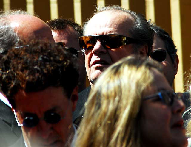 Dennis Hopper receives his star in the Hollywood Walk of Fame, Friday, March 26, 2010 - Jack Nicholson