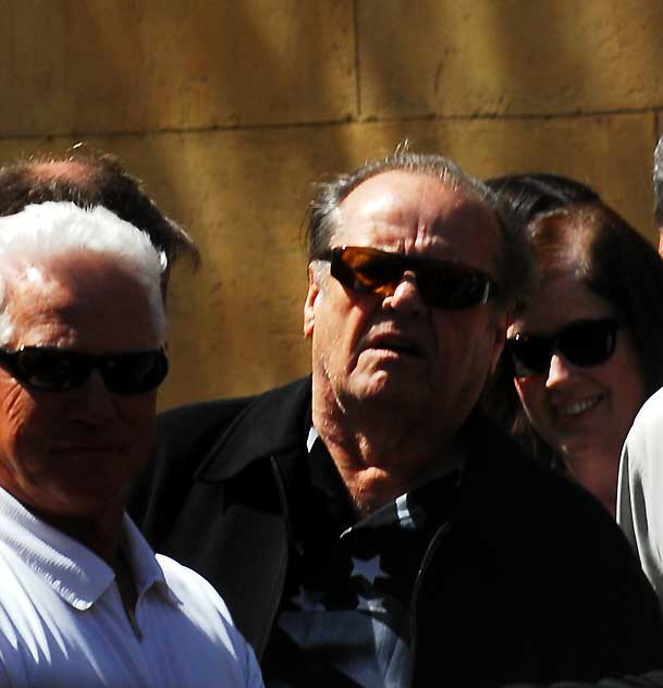 Dennis Hopper receives his star in the Hollywood Walk of Fame, Friday, March 26, 2010 - Jack Nicholson