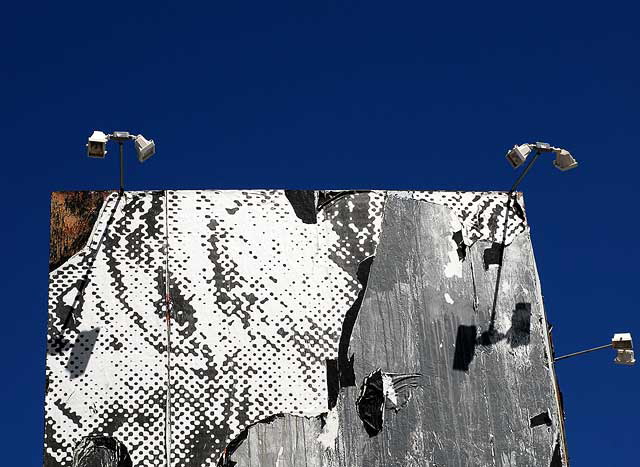 The "art wall" south of Hollywood on La Brea, just north of San Vicente