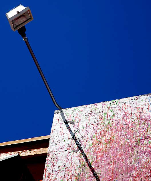 The "art wall" south of Hollywood on La Brea, just north of San Vicente