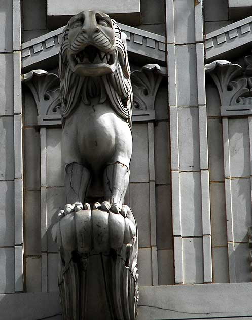 Detail, Hollywood First National Bank Building, Hollywood Boulevard
