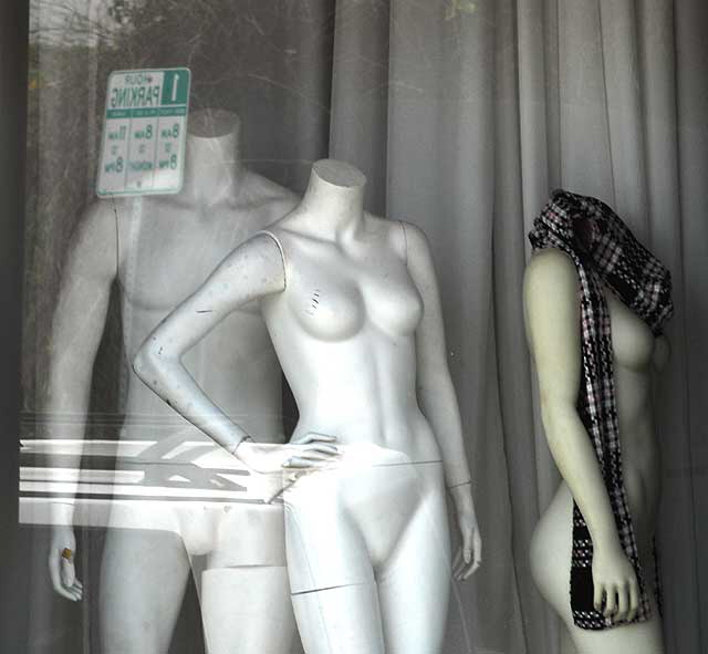Shop window, Las Palmas, Hollywood