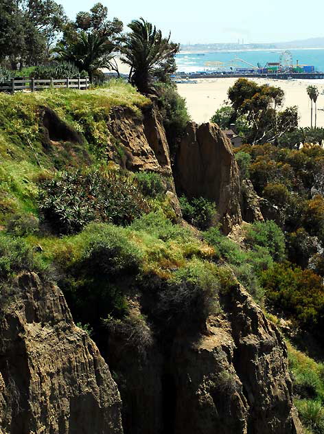 Palisades Park on Ocean Avenue in Santa Monica 