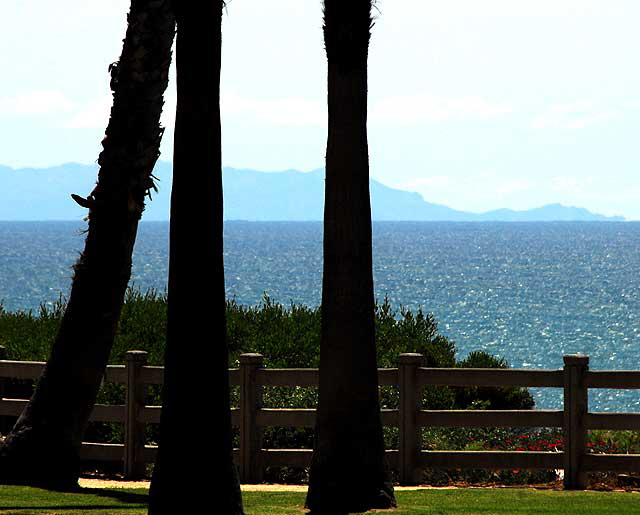 Palisades Park on Ocean Avenue in Santa Monica 