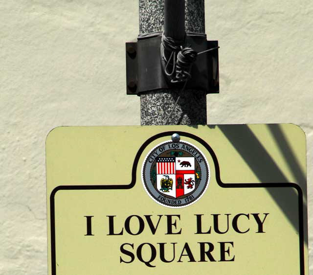 I Love Lucy Square, Melrose Avenue near Gower