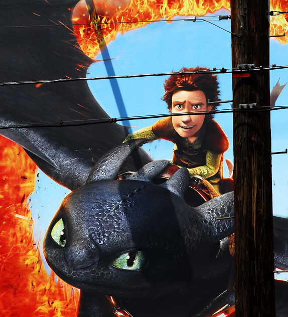How to Train Your Dragon - promo at Paramount Studios, Melrose Avenue at Gower
