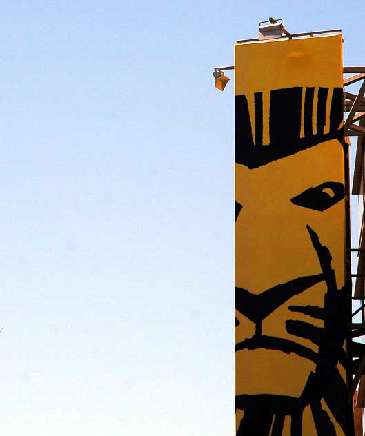 Billboard above Hollywood Boulevard - The Lion King 