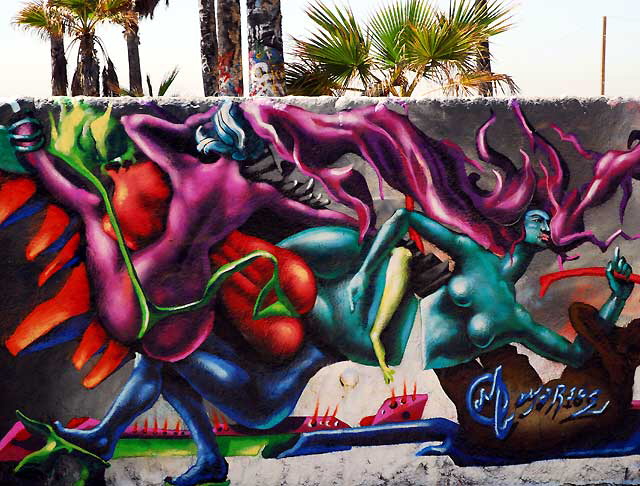 Venice Beach Art Wall, Thursday, April 8, 2010