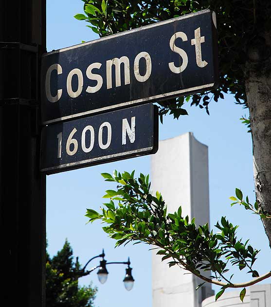 Cosmo Street and Hollywood Boulevard