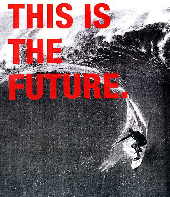 This is the Future - poster for Vans Shoes, Hollywood Boulevard
