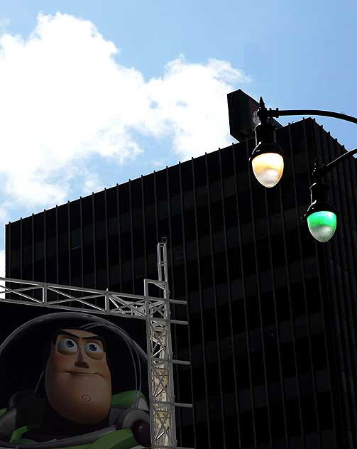 Buzz Lightyear billboard (for Toy Story 3) on Hollywood Boulevard