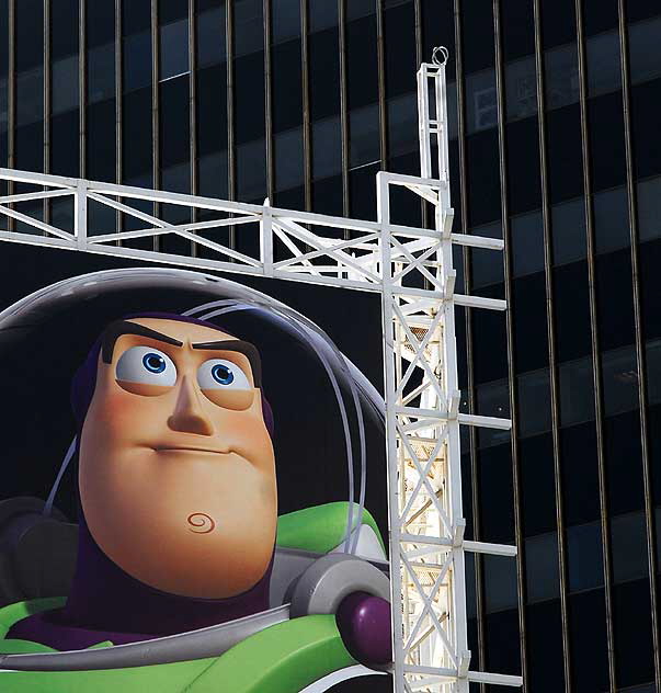 Buzz Lightyear billboard (for Toy Story 3) on Hollywood Boulevard