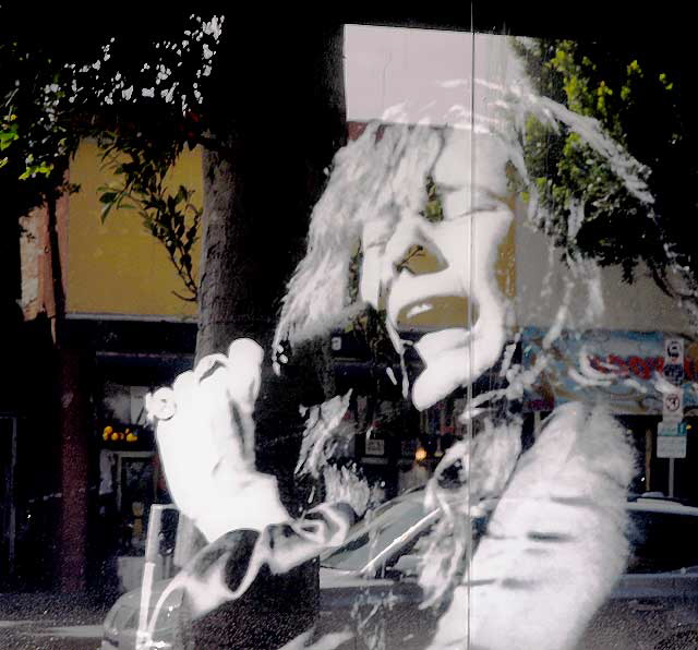 Janis Joplin photo on Hollywood Boulevard