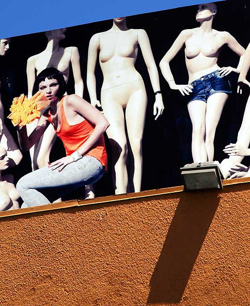 Billboard for Joe's Jeans, Sunset Boulevard at La Brea