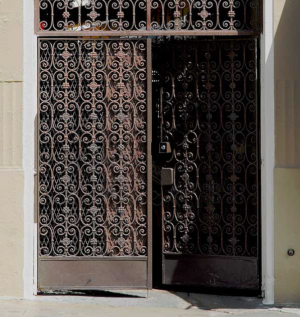 Wrought Iron Door, Cherokee Avenue, Hollywood
