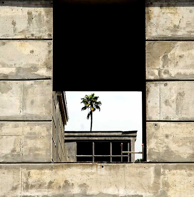 Mausoleum under construction at Hollywood Forever Cemetery