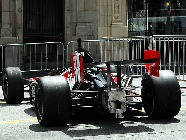 Hollywood, Thursday, April 15, 2010 - Izod/Toyota/Mattel promotion for the annual Long Beach Grand Prix - Indy Car on Display