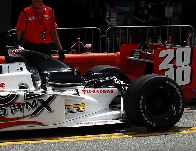 Hollywood, Thursday, April 15, 2010 - Izod/Toyota/Mattel promotion for the annual Long Beach Grand Prix - Indy Car on Display