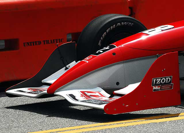 Hollywood, Thursday, April 15, 2010 - Izod/Toyota/Mattel promotion for the annual Long Beach Grand Prix - Indy Car on Display