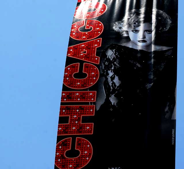 "Chicago" banner, Melrose and Sycamore