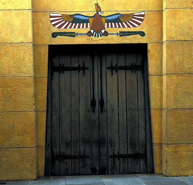 Courtyard of the Egyptian Theater, Hollywood Boulevard