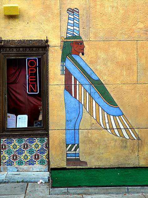 Courtyard of the Egyptian Theater, Hollywood Boulevard