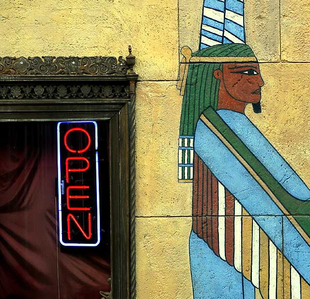 Courtyard of the Egyptian Theater, Hollywood Boulevard