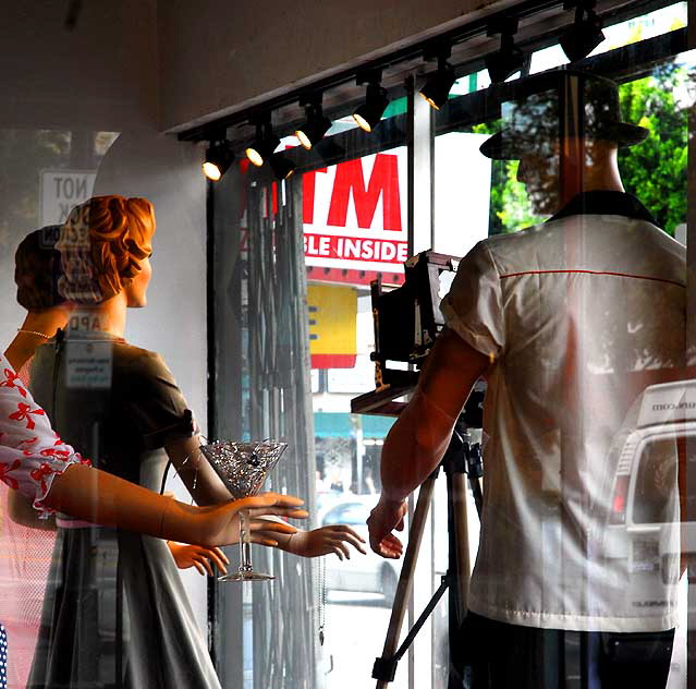 Window of the Bettie Page Store, Hollywood Boulevard at Cherokee