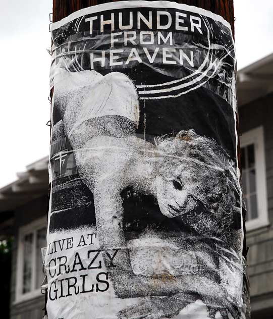 Thunder from Heaven - poster on Las Palmas, Hollywood