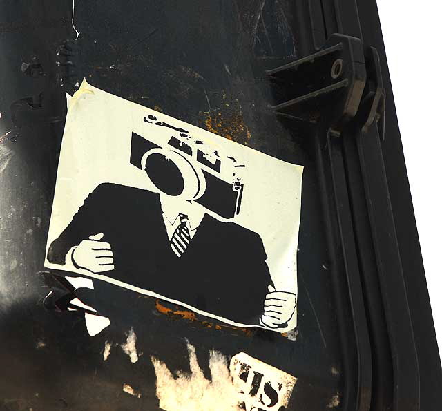 Sticker, Melrose Avenue, Hollywood - Camera Head 