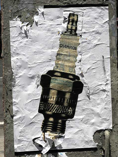 Spark Plug on Utility Box, Melrose Avenue, Hollywood