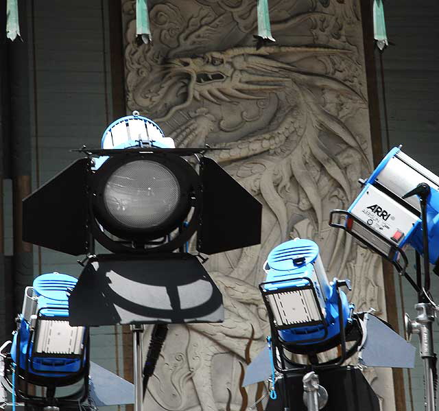 Grauman's Chinese Theater, set up for the premiere of A Nightmare on Elm Street, photographed Tuesday, April 27, 2010