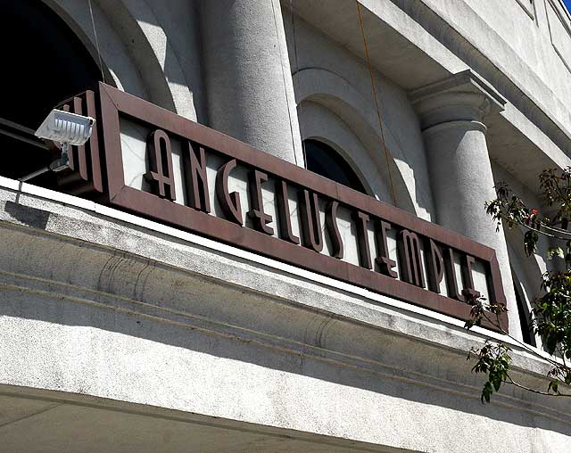 Angelus Temple of the International Church of the Foursquare Gospel - 1100 Glendale Boulevard at Park Avenue, Echo Park, Los Angeles