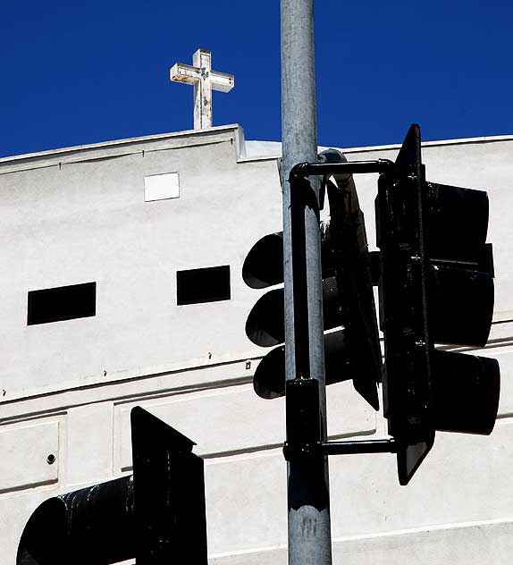 Angelus Temple of the International Church of the Foursquare Gospel - 1100 Glendale Boulevard at Park Avenue, Echo Park, Los Angeles