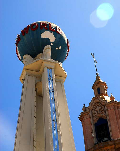 Crossroads of the World on Sunset Boulevard in Hollywood - Saturday, May 1, 2010