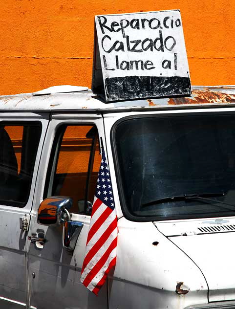 Flag Van, Echo Park, Los Angeles