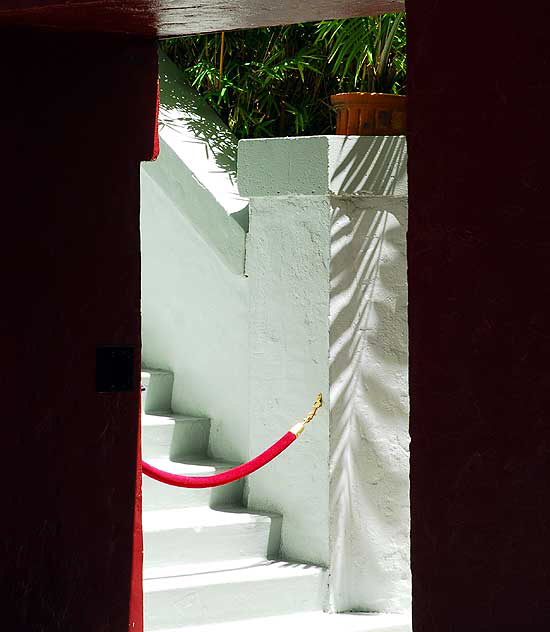 Hidden door to the courtyard at Grauman's Chinese Theater, Hollywood