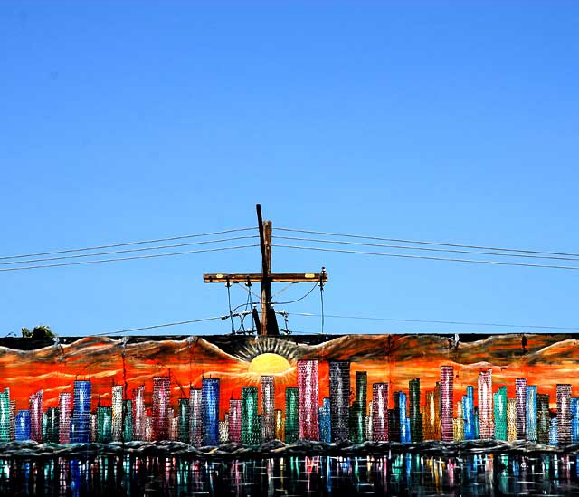 Skyline Mural, Melrose Avenue