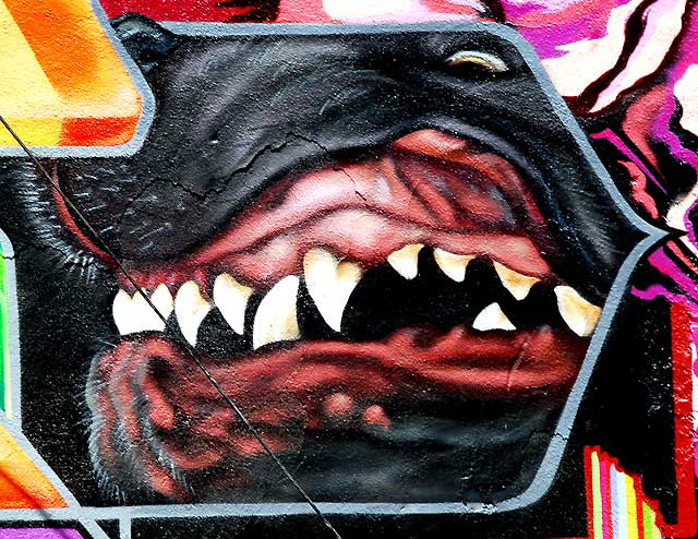 Wolf Face, alley behind Melrose Avenue