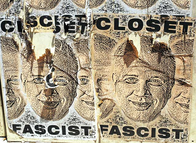 Glenn Beck, Closet Fascist - northeast corner Wilshire and La Brea