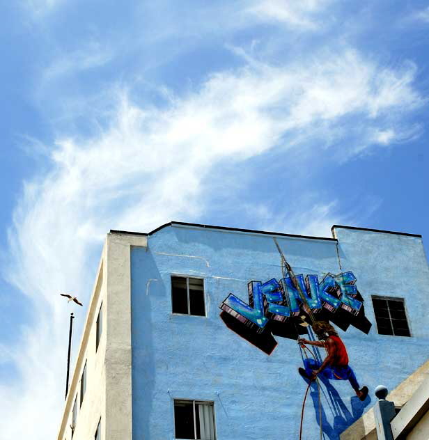 Cronk "Venice" mural, Oceanfront Walk, Venice Beach