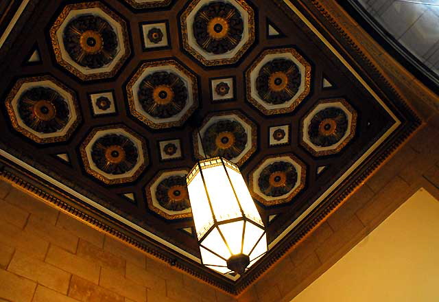 Lobby of the Taft Building, built in 1923 on the southeast of Hollywood and Vine on the site of the old Memorial Church - Walker and Eisen Lobby of the Taft Building, built in 1923 on the southeast of Hollywood and Vine on the site of the old Memorial Church - Walker and Eisen