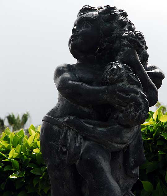 Figure on the corner of Walden Drive and Carmelita Avenue in Beverly Hills