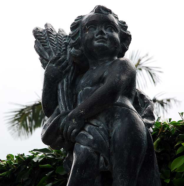 Figure on the corner of Walden Drive and Carmelita Avenue in Beverly Hills