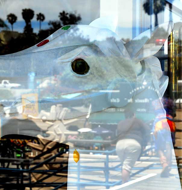 Wooden carousel horse, Santa Monica Pier