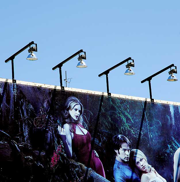 Billboard for the HOB series True Blood, on Wilshire Boulevard at the La Brea Tar Pits