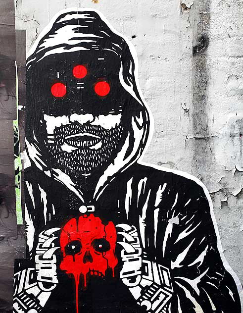 Three-Eyed Cyborg graphic, Melrose Avenue