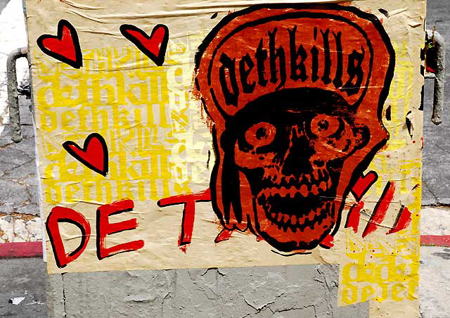 Deth Kills graphic on Melrose Avenue